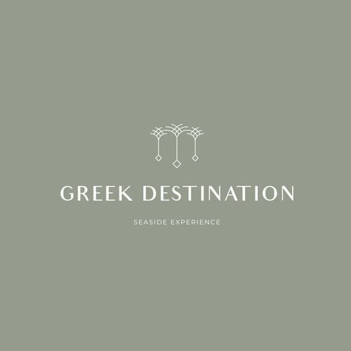 Event planning brand with the title 'Abstract logo design for GreekDestination.com'