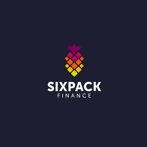 Pineapple logo with the title 'SIXPACK FINANCE'