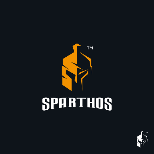 Esports logo with the title 'Bold and strong logo for SPARTHOS'