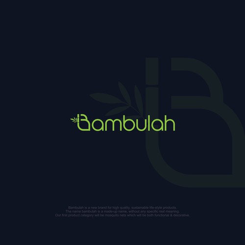 Bamboo design with the title 'Sustainable lifestyle brand needs logo'