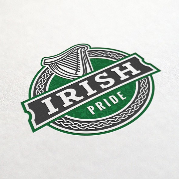 Irish pub logo with the title 'Irish Pride'