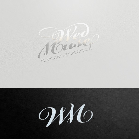 Planner design with the title 'wedmuse logo'