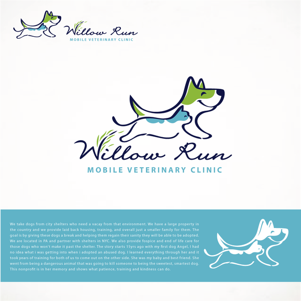 Veterinary brand with the title 'Willow Run'