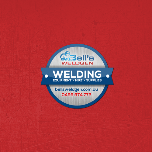 Welding design with the title 'Bell's Welding Sticker Design'