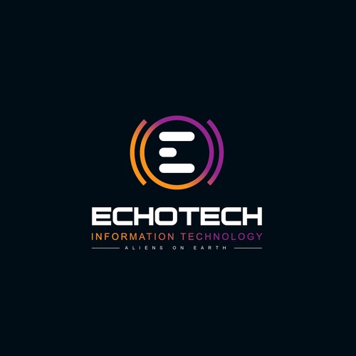 IT design with the title 'Logo for Echotech'