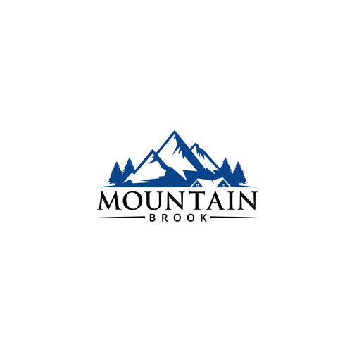 Fir tree logo with the title 'MOUNTAIN BROOK'