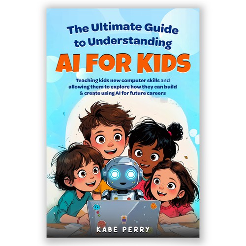 Kids book cover with the title 'children book cover'