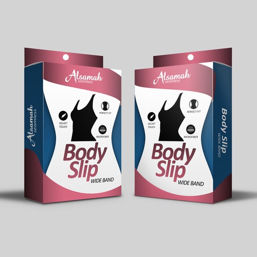 Women's fashion design with the title 'Body Slip Wideband'
