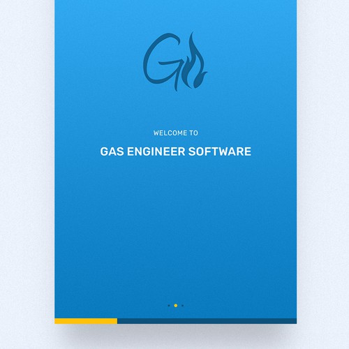 Splash screen design with the title 'Redesign for android app'