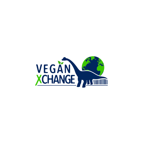 标题为“Vegan exchange logo”的条形码标识