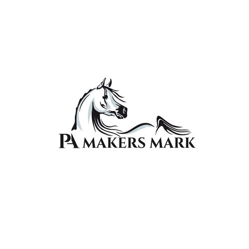 Horse riding logo with the title 'Western pleasure Stallion '