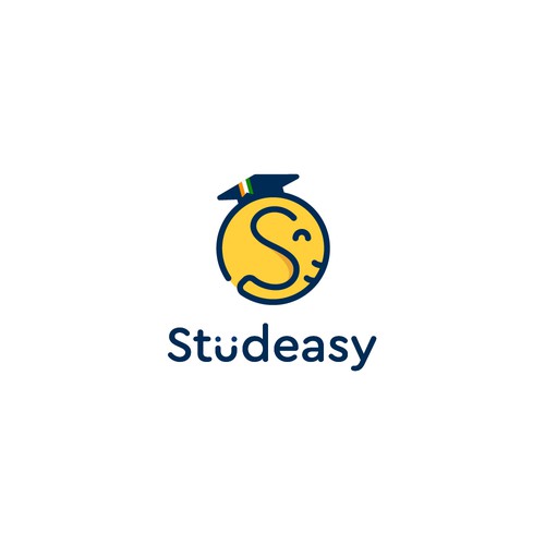 Indian logo with the title 'Studeasy - Edtech Logo'