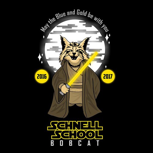 Cat t-shirt with the title 'Star Wars Cat'