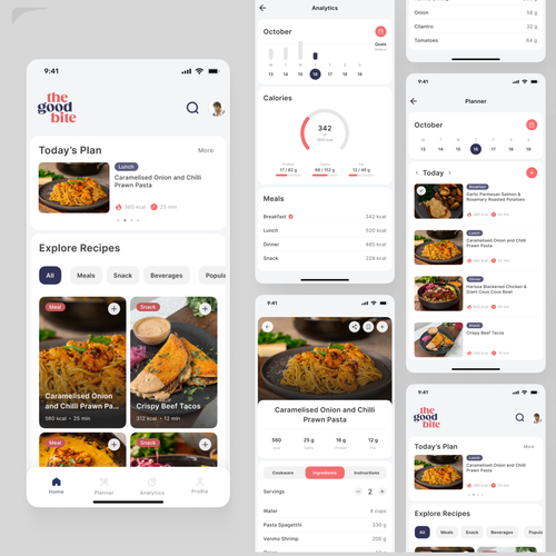 Planner design with the title 'Meal Planner App'