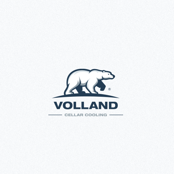 Cold logo with the title 'Bear logo for cellar cooling company '