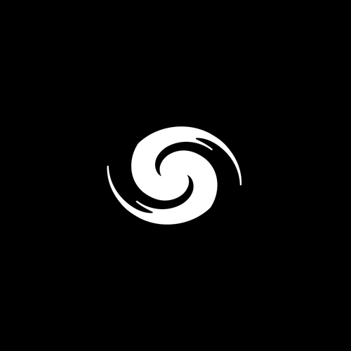 Galaxy logo with the title 'Logo design for "flowspot"'