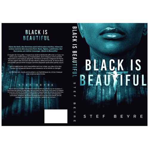 Book cover with the title 'Black Is Beautiful Book Cover'