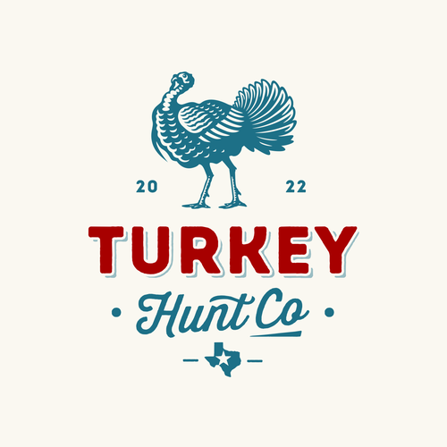 Hunting design with the title 'Turkey Hunt Co.'