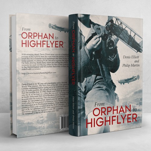 War book cover with the title 'From Orphan to Highflyer'