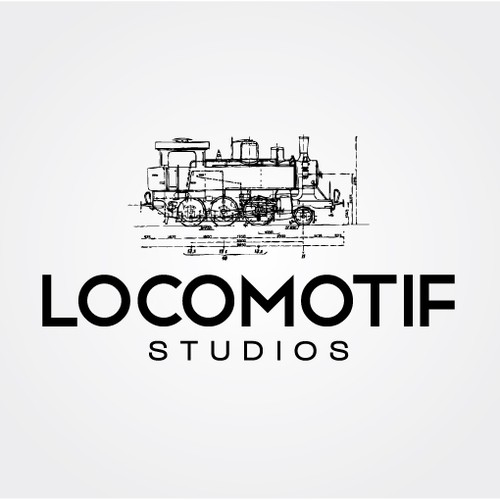 Train logo with the title 'Cinematographic Studios'