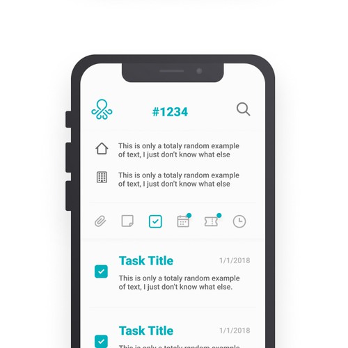 Note design with the title 'Aktapus'