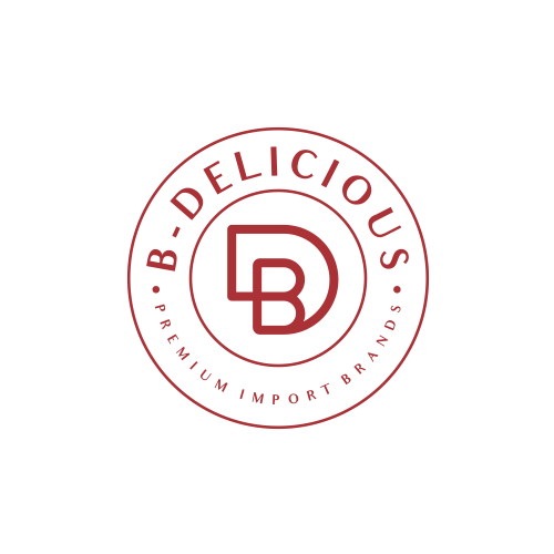 Food and drink logo with the title 'B + D monoline'