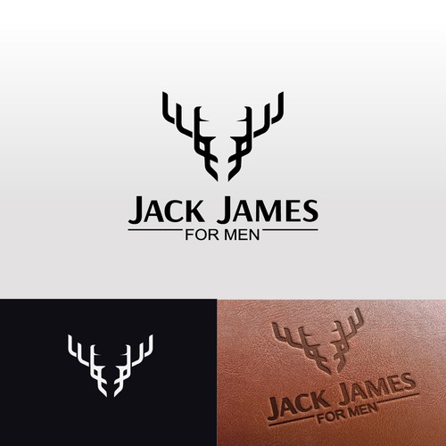 Stag logo with the title 'Stag & J's minimalist logo design'