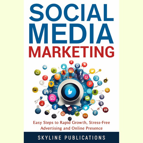Marketing book cover with the title 'social Media Marketing'