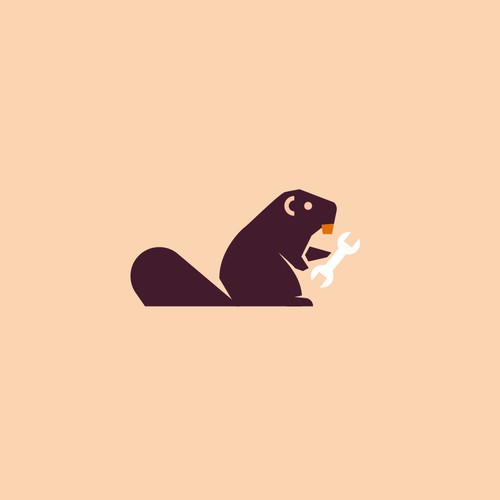 Cute design with the title 'Beaver'