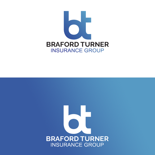 Insurance brand with the title 'Bold, simple logo'