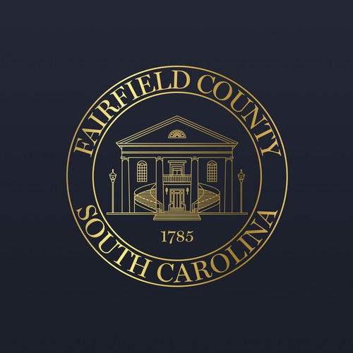 Crest brand with the title 'Fairfield County Seal'
