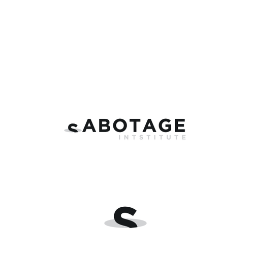 Text design with the title 'Sabotage'