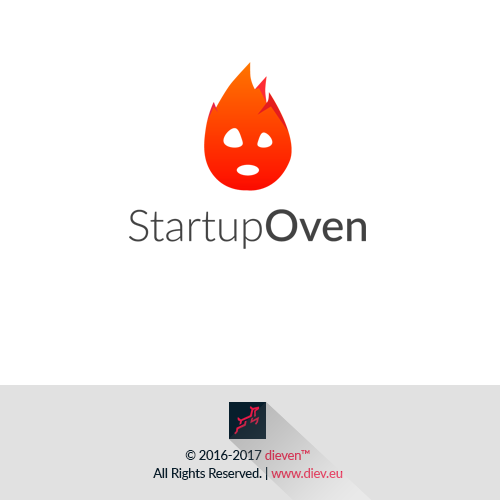 Oven design with the title 'Startup Oven'