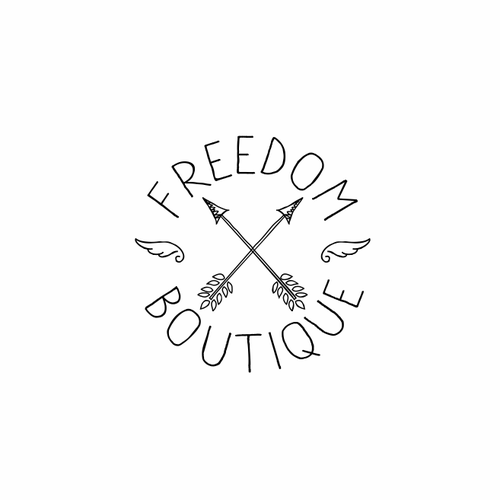 Chic logo with the title 'Freedom boutique'