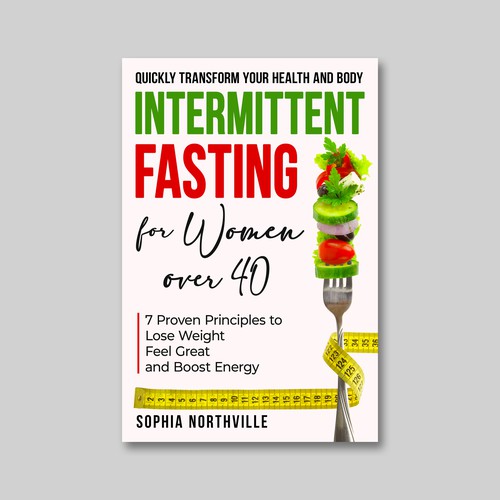 Weight-loss book cover with the title 'Ebook Cover Design'