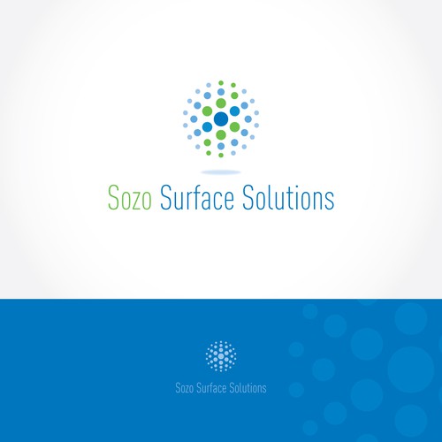 Restoration design with the title 'Sozo Surface Solutions'