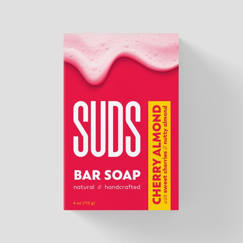 Soap packaging with the title 'Cool modern soap packaging'