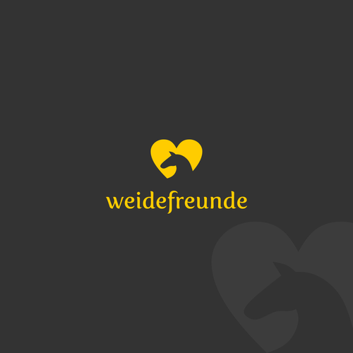 Road trip logo with the title 'Lovely logo for horse tent company: Weidefreunde'