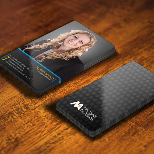 Glossy design with the title 'Creative Glossy Businesscard'