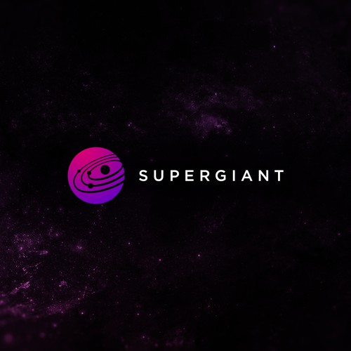 Space logo with the title 'Creative logo for Supergiant'