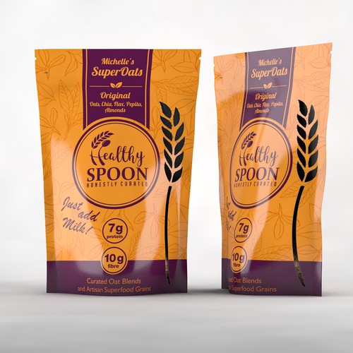 Health packaging with the title 'Modern package design'