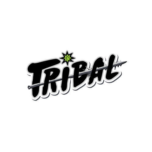 Tribal logo with the title 'Logo design entry'