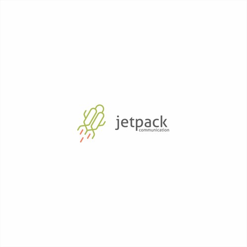 Jet logo with the title 'Monoline for jetpack'