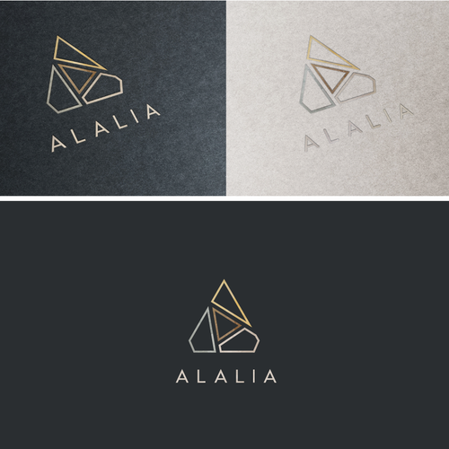 Silver design with the title 'Alalia'