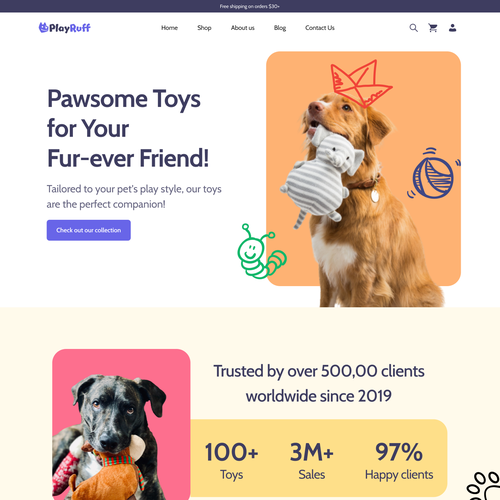 Fable Pets  eCommerce Website Design Gallery & Tech Inspiration