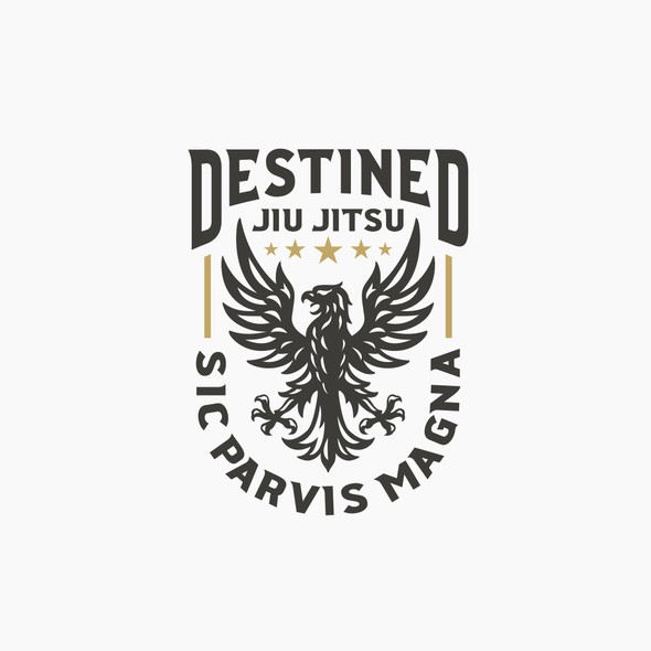 Academy brand with the title 'Destined Jiu Jitsu'