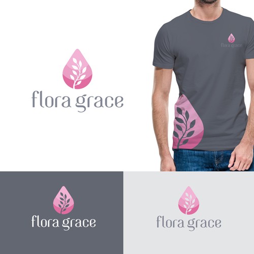 Skincare brand with the title 'flora grace'