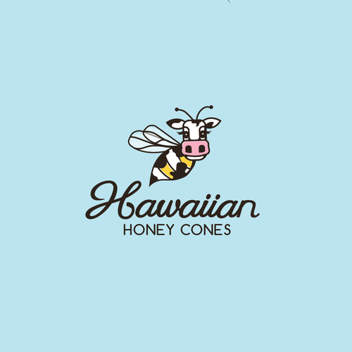 Hawaii logo with the title 'Hawaiian Honey Cones'