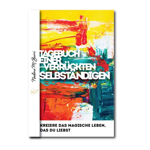 Abstract book cover with the title 'Book cover design'