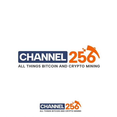 Mining logo with the title 'Podcast Channel "Bitcoin and Crypto"'
